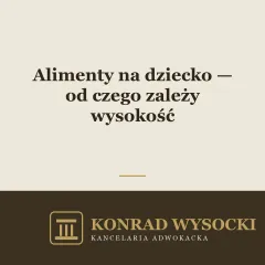 Alimenty na dziecko — od czego zależy ich wysokość