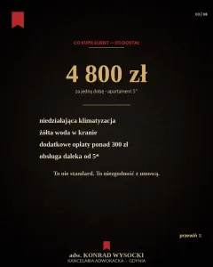 Reklamacja hotelu — obniżenie ceny, odstąpienie, zwrot kosztów