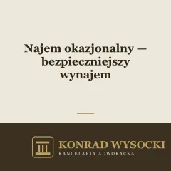 Najem okazjonalny — bezpieczniejszy wynajem dla właściciela mieszkania