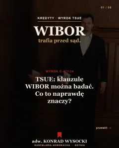 WIBOR przed sądem: co naprawdę oznacza wyrok TSUE