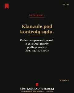 WIBOR przed sądem: co naprawdę oznacza wyrok TSUE