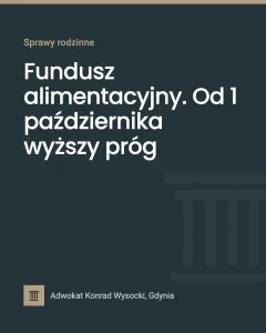 Fundusz alimentacyjny. Od 1 października wyższy próg