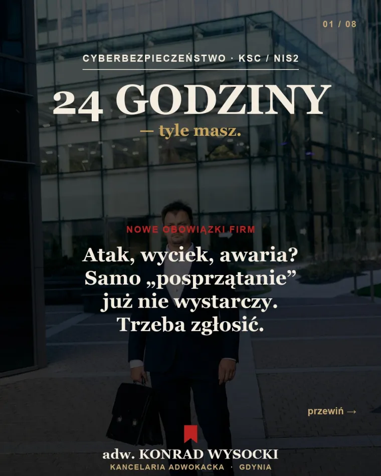Cyberincydent w firmie: nowe obowiązki zgłoszeniowe (KSC / NIS2)