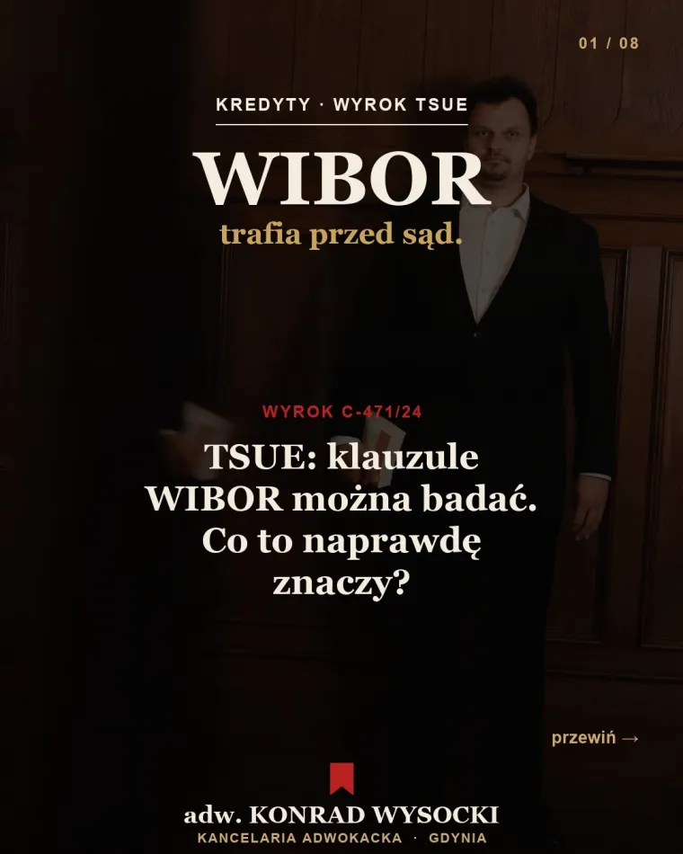 WIBOR przed sądem: co naprawdę oznacza wyrok TSUE