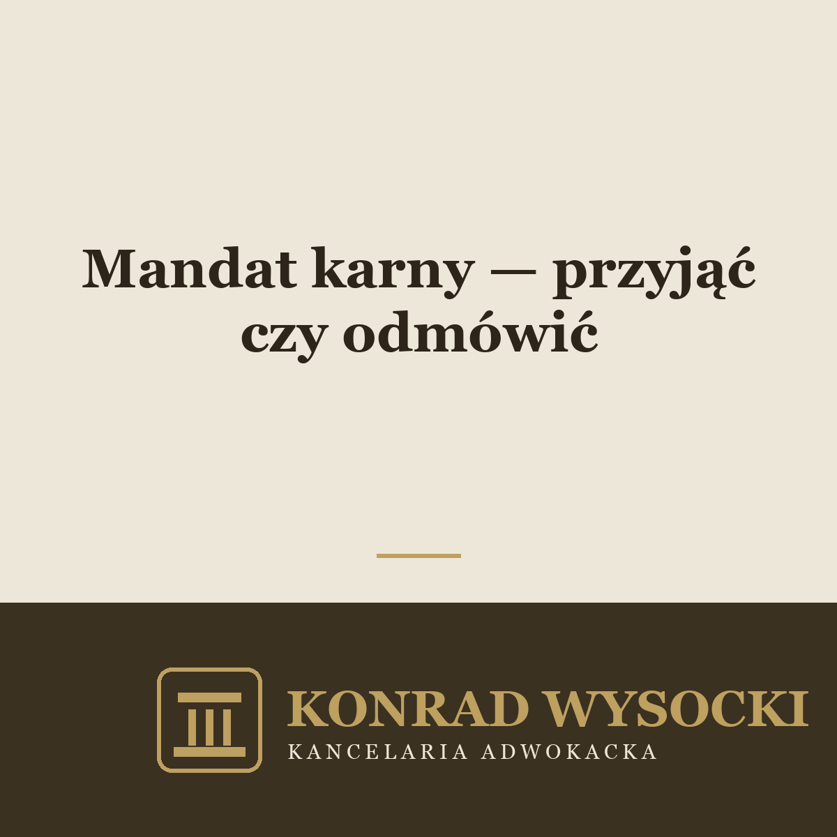 Mandat karny — przyjąć czy odmówić i co dzieje się dalej