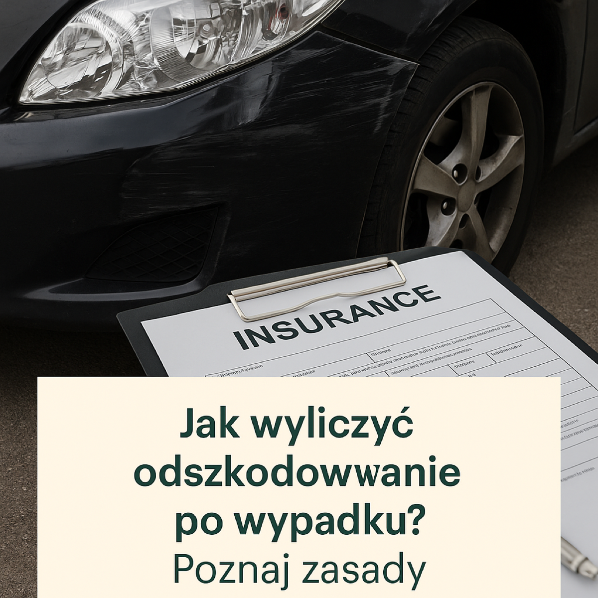 Odszkodowanie po wypadku drogowym – jak je wyliczyć?