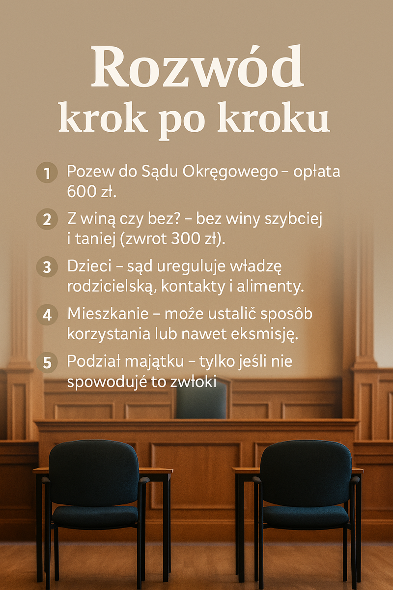 Rozwód krok po kroku — przewodnik po postępowaniu sądowym, Kancelaria Adwokacka Konrad Wysocki Gdynia