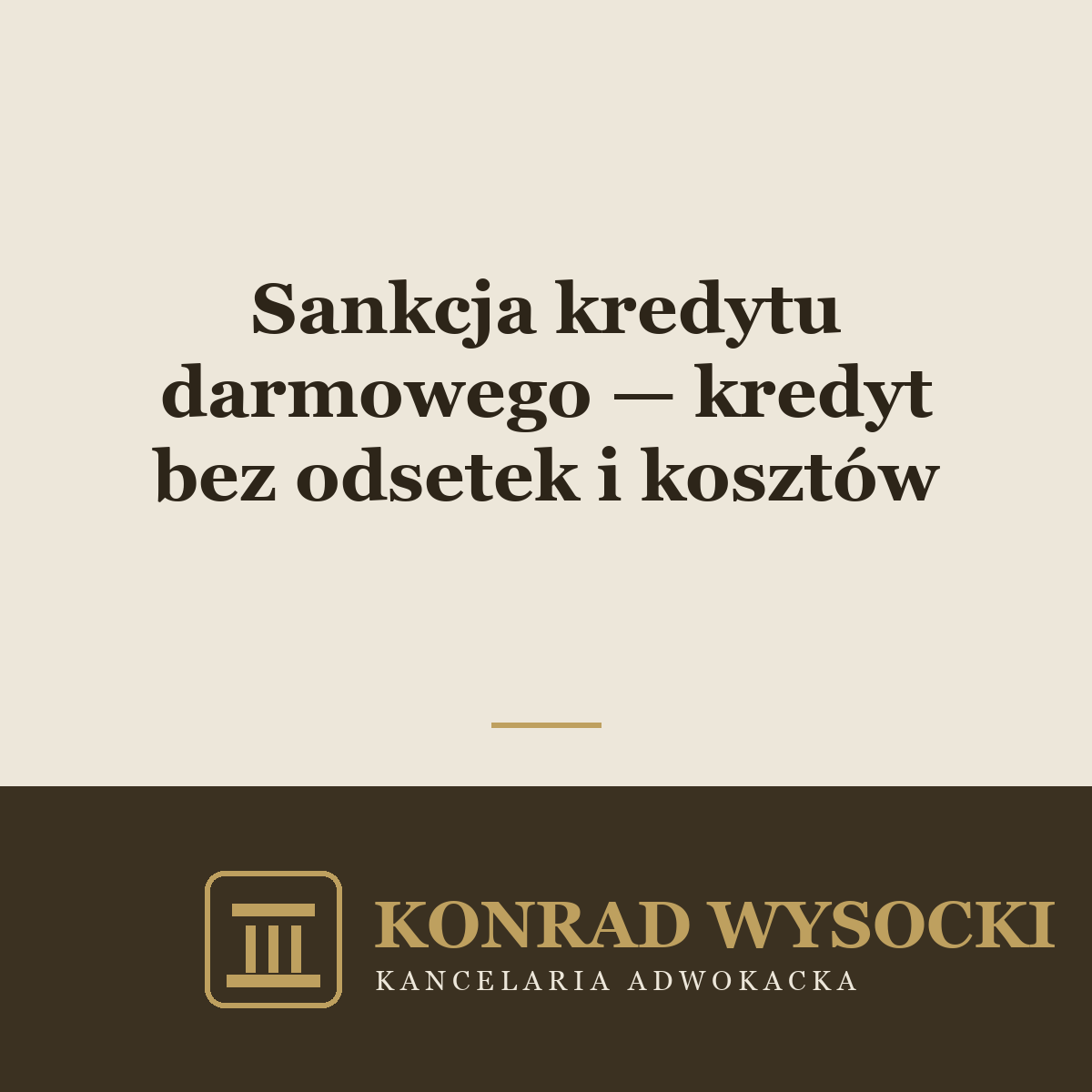 Sankcja kredytu darmowego — kiedy możesz spłacić kredyt konsumencki bez odsetek i kosztów