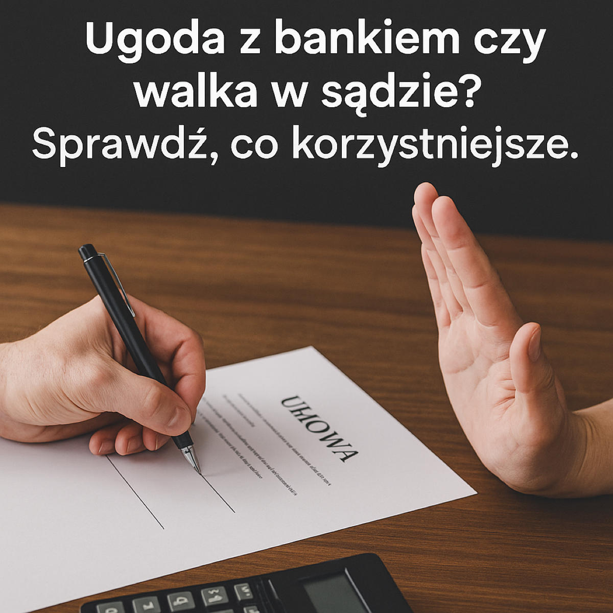 Ugoda z bankiem czy proces sądowy – co korzystniejsze?