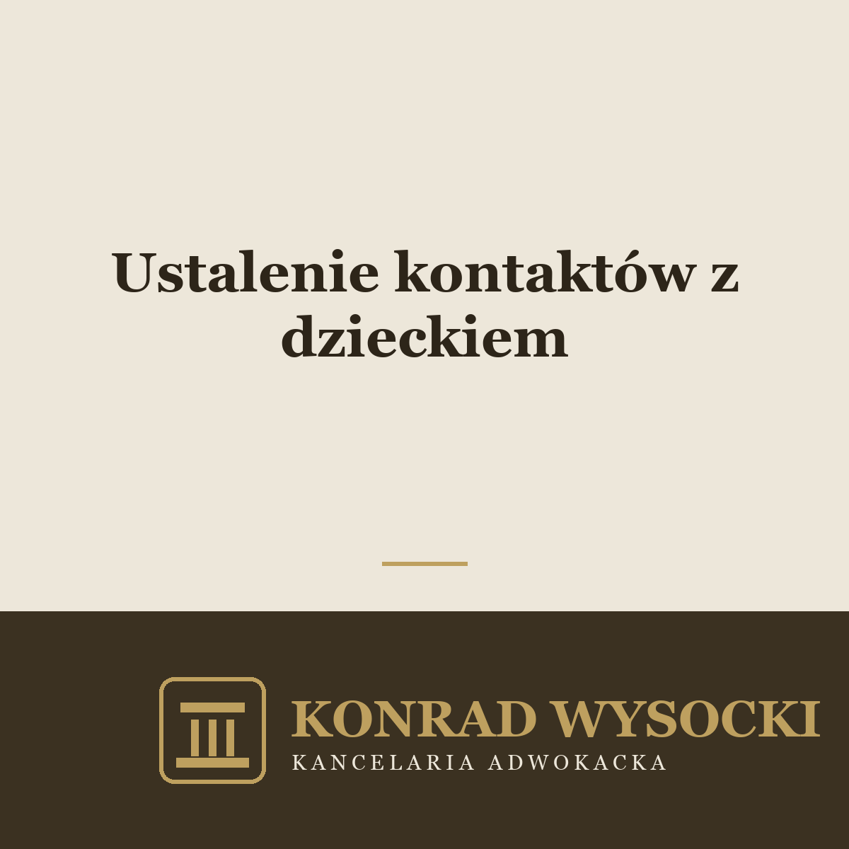 Ustalenie kontaktów z dzieckiem